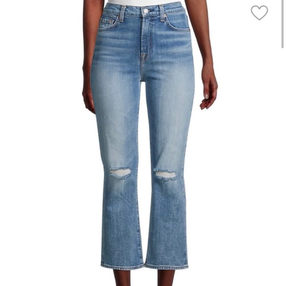 7 For All Mankind High Waist Slim Kick - Size 26